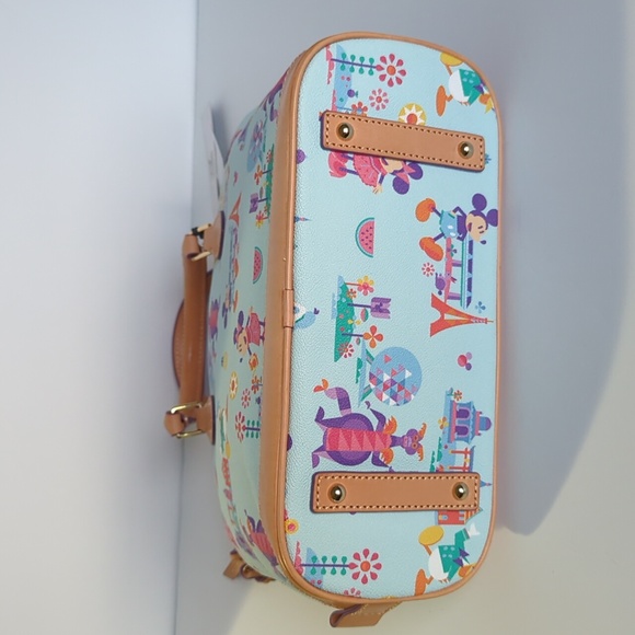 Dooney and Bourke Disney Epcot Flower and Garden NWT purse with straps Mickey - Picture 5 of 15